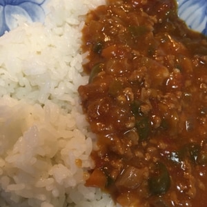 市販のカレールーとトマト缶 de♪簡単キーマカレー